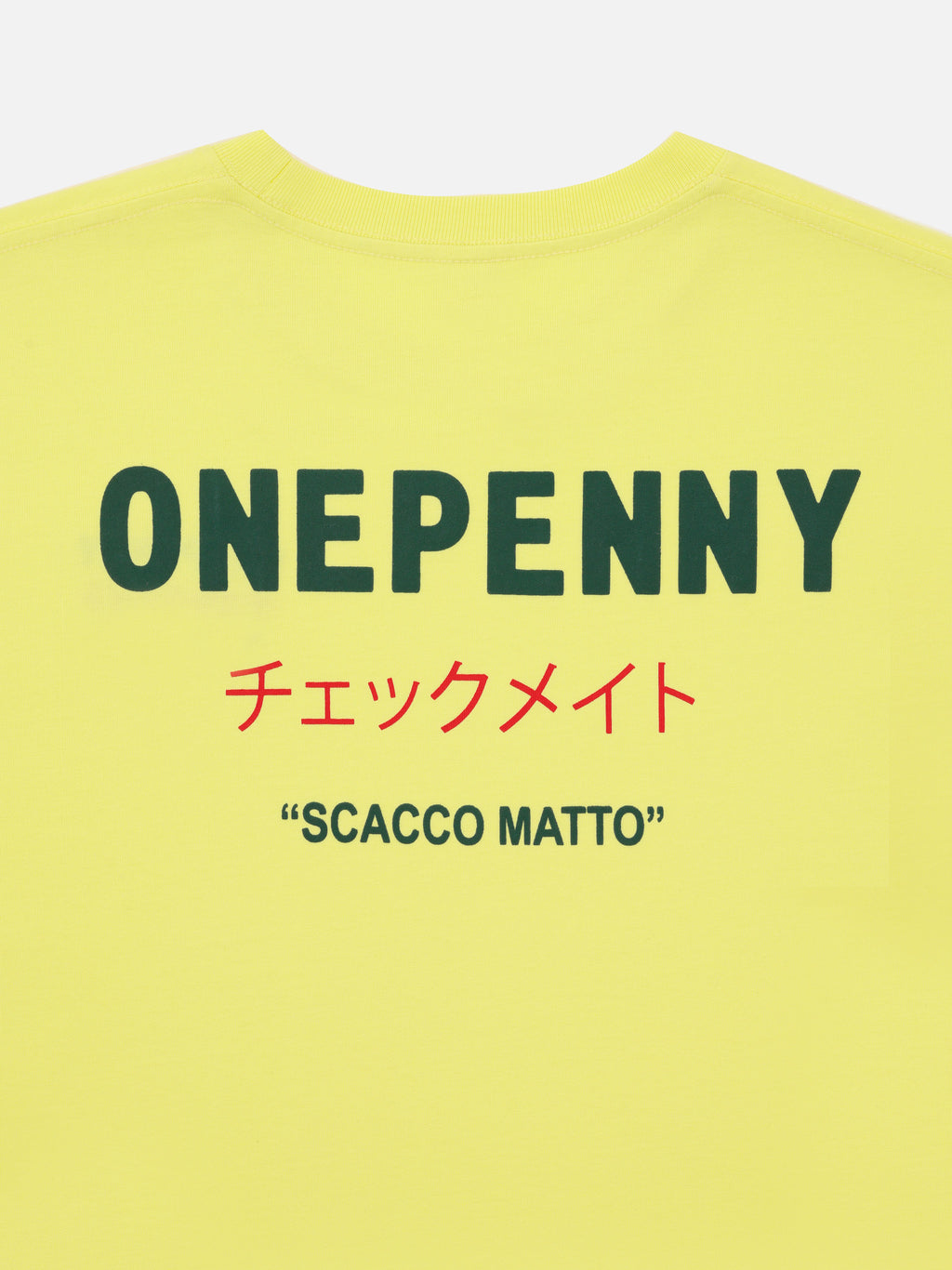 SCACCO MATTO - LEMON LIME T-SHIRT