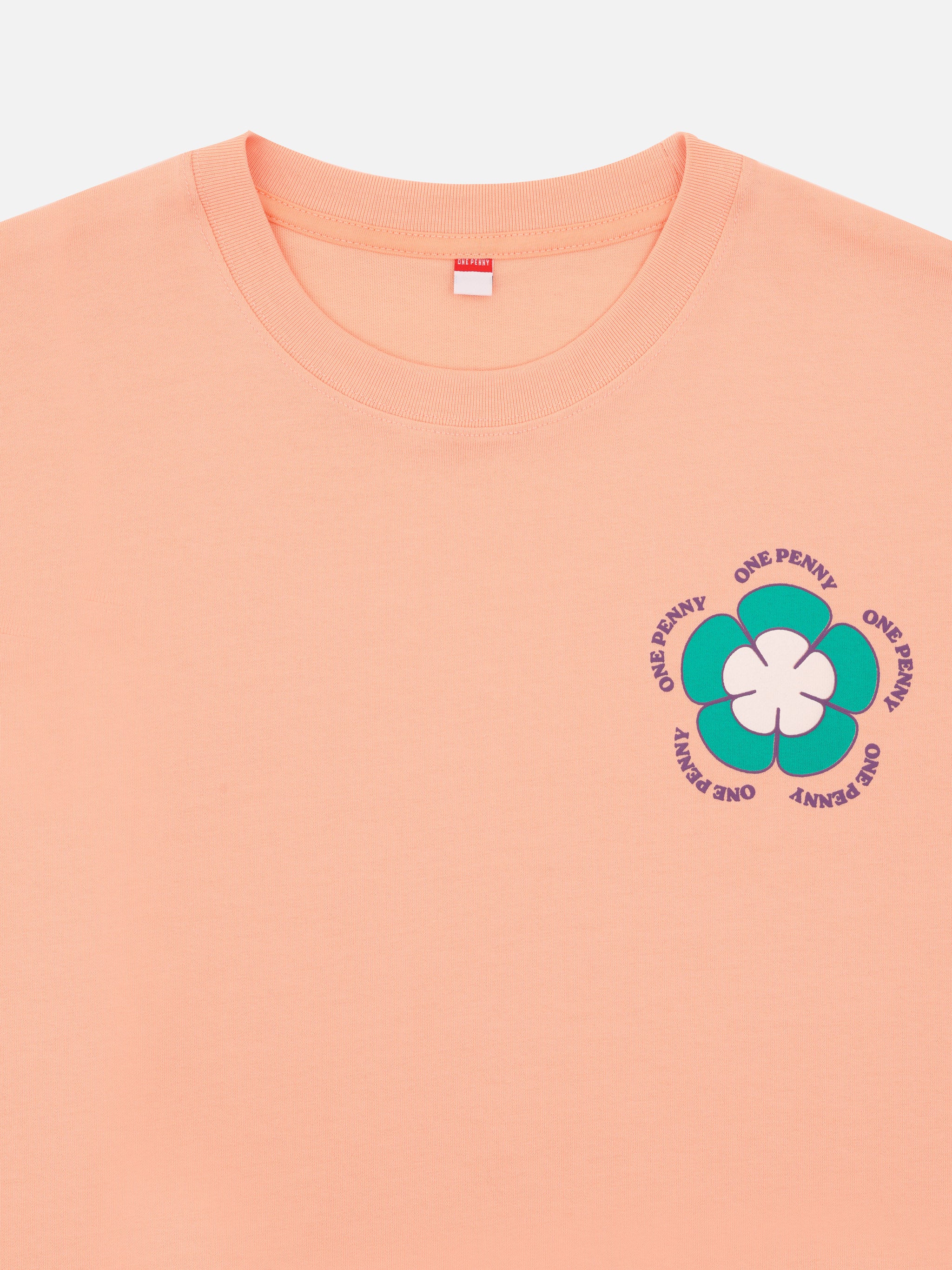 DAISY T-SHIRT - PEACH FUZZ